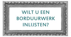 borduurwerk inlijsten