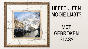 Nieuw lijst glas