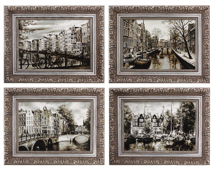 Amsterdams stadsgezicht barok lijst