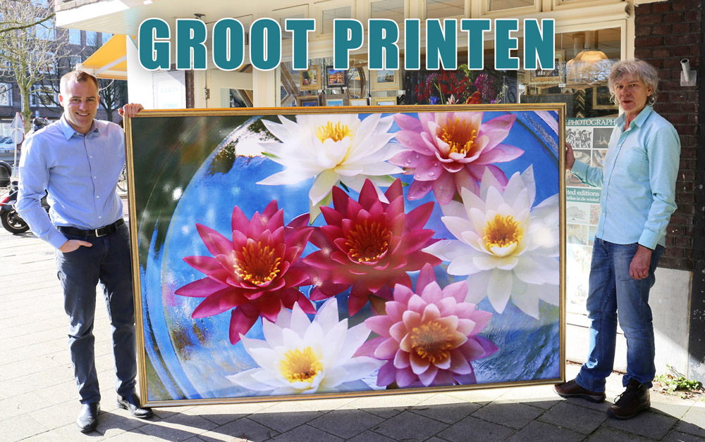 Grote afbeeldingen printen -